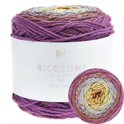 Rico Design Ricorumi Spin Spin Strickwolle - 100% Baumwolle, 50g/115m
