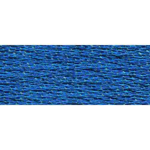 DMC 317W-E3747 Filo Metallizzato Per Ricamo - Sticktwist In Poliestere, Colore Blu E3747, 8 Metri - Per Punto Croce E Lavori Luminosi - 2