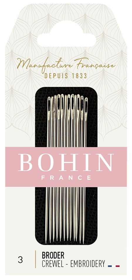 aiguilles spéciales jeans bohin – assortiment couture made in france