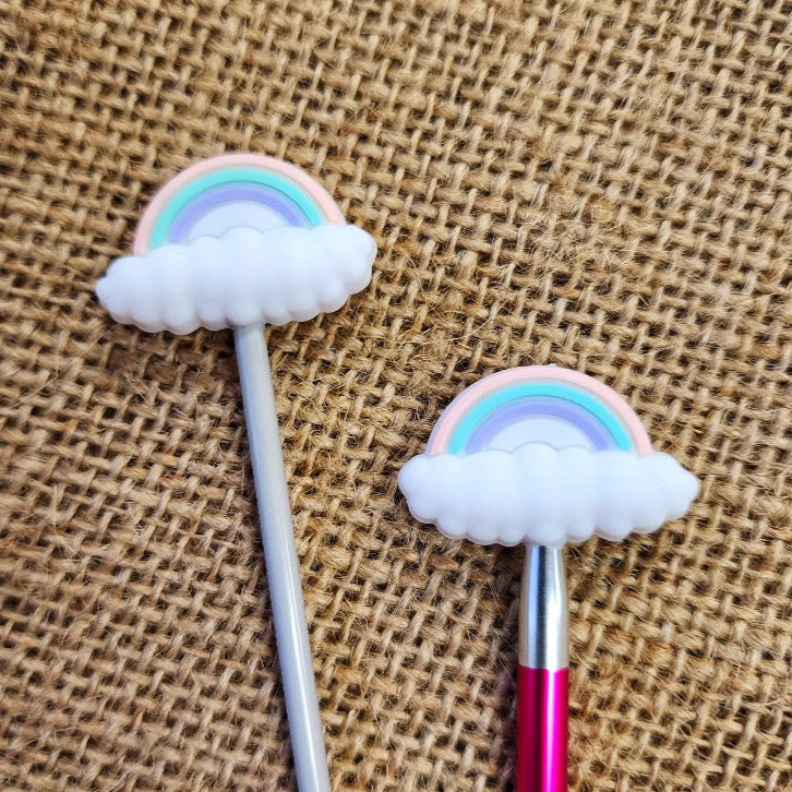 TNYC Silicone Point Protectors - Rainbows – True North Yarn Co.