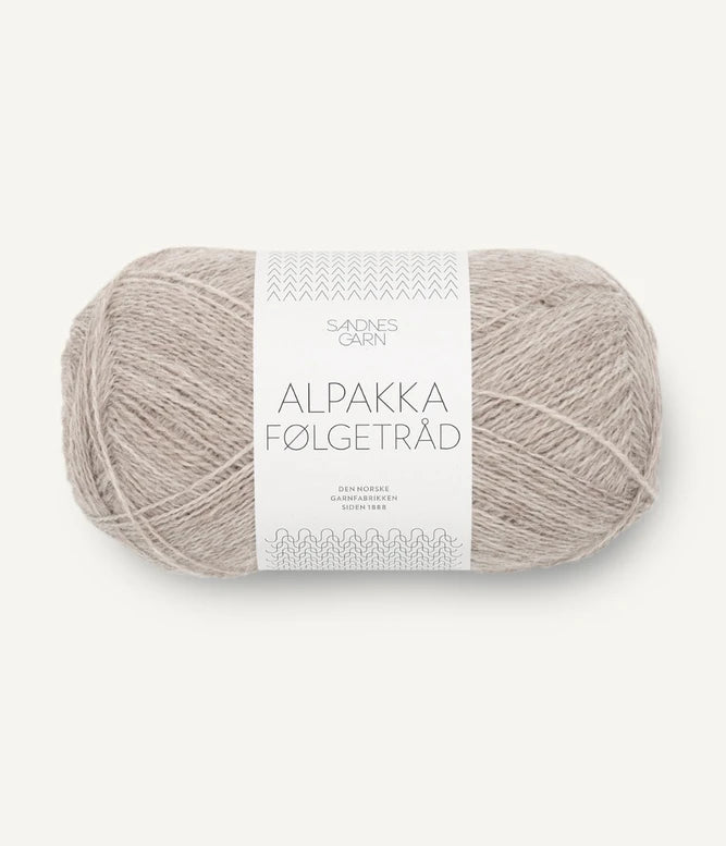 SandnesGarn Alpakka Folgetrad - 2650 Beige Heather – True SandnesGarn Alpakka Folgetrad - 2650 Beige Heather – True