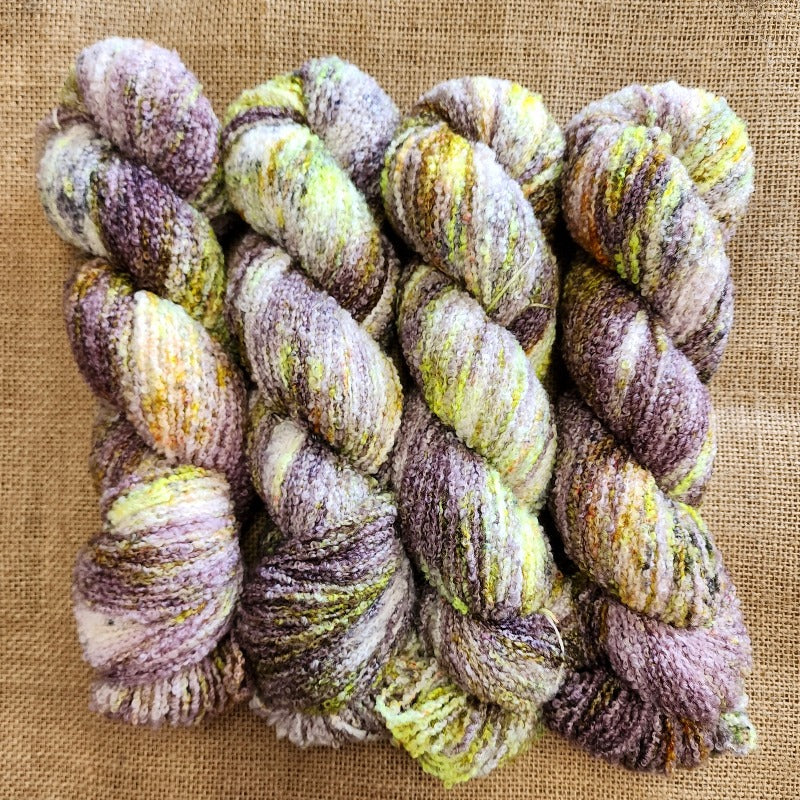 Full Moon Fibres DK Boucle - Glow in the Dark – True North Yarn Co.