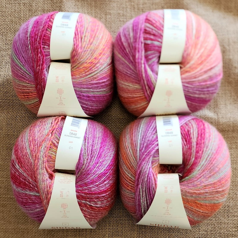 Sirdar Jewelspun With Wool Chunky Self-Striping Blended Yarn