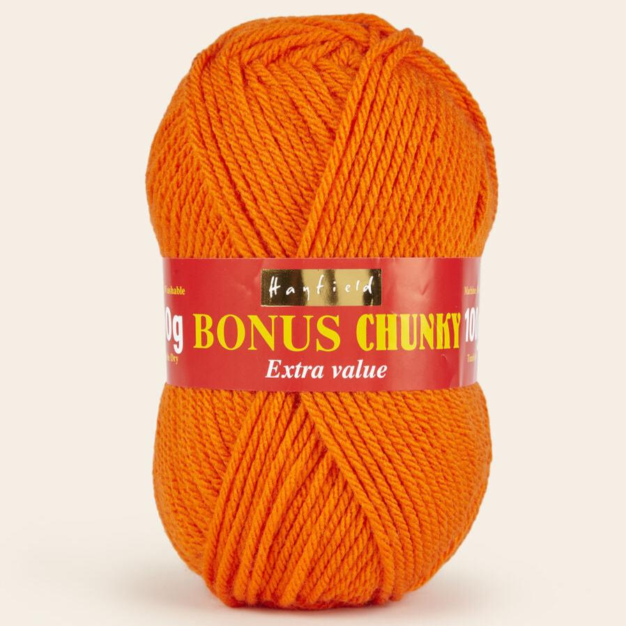 Hayfield Bonus Chunky 570 Flame Orange True North Yarn Co.