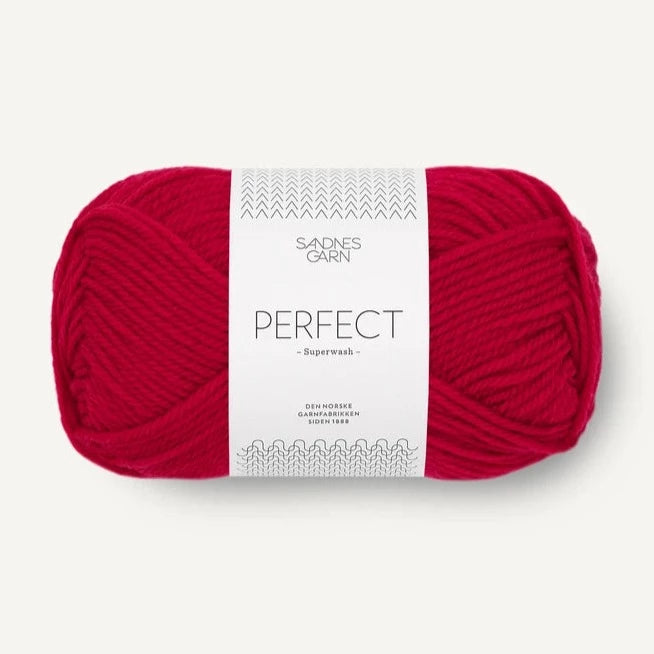 SandnesGarn Perfect - 4219 Red – True North Yarn Co.
