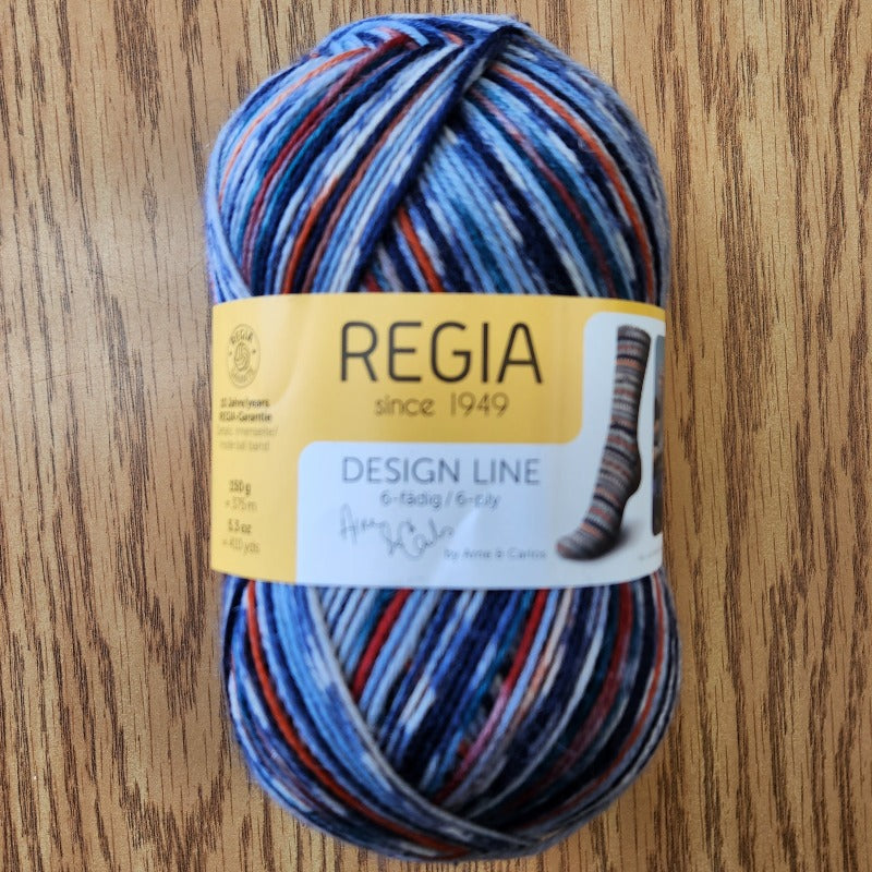 Regia Design Line Yarn By Arne & Carlos - 6 Ply Color 150g 04010 Moskenes