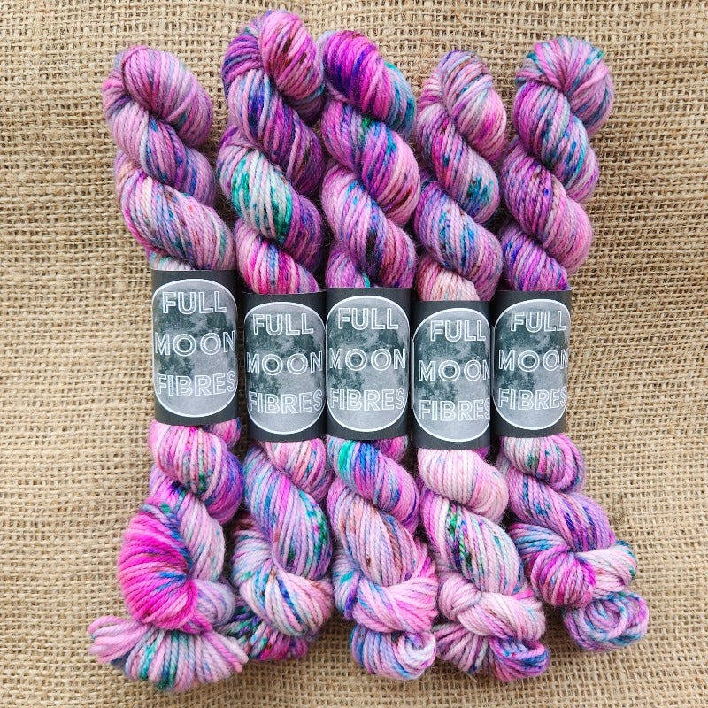 Full Moon Fibres Solar Sock Mini - Pop Rocks – True North Yarn Co.