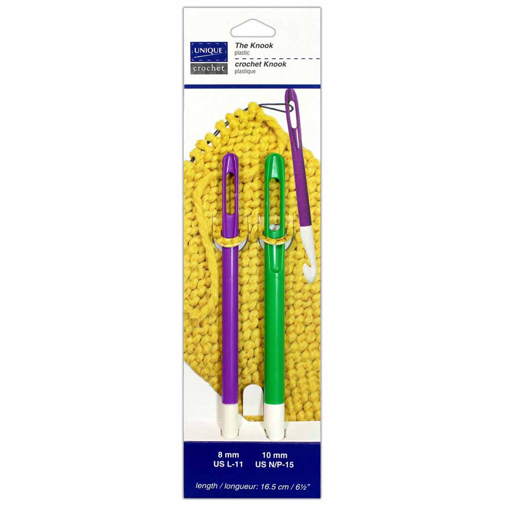 UNIQUE Knook 2-Pack - 8.00mm & 10.00mm, US11 & US15 – True North Yarn Co.