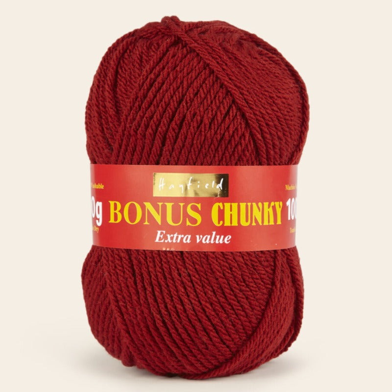 Hayfield Bonus Chunky - 556 Scarlet – True North Yarn Co.