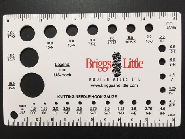 Briggs & Little Gauge – True North Yarn Co.
