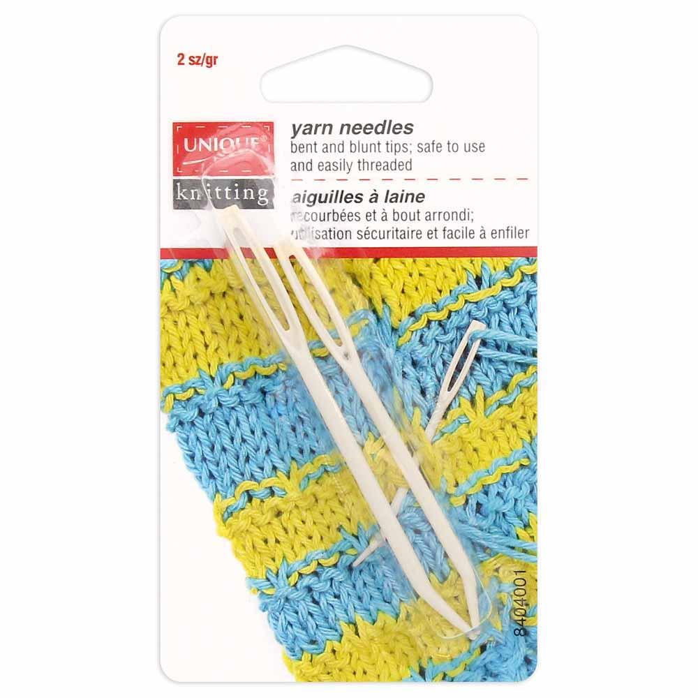 16 Pcs Jumbo Bent Tip Tapestry Needles and Large-Eye Blunt Steel Darning Yarn Needles Sewing Needles for Knitting Crochet