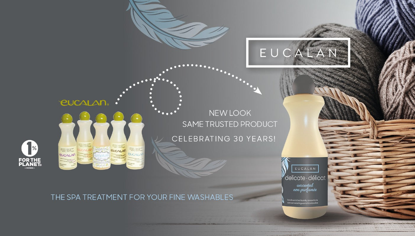 Eucalan Delicate Wash - 100mL Unscented/Natural – True North Yarn Co.